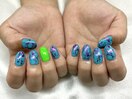テーマパークネイル