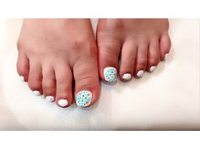 ネイルケアサロンエルミタージュ/エスニックフットネイル♪