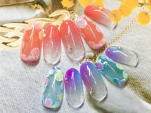 ネイルサロン キャンディネイル(Candy Nail)/お花囲み　ｂｙ石田
