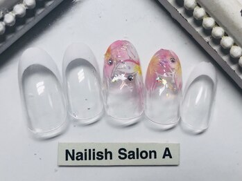 ネイリッシュサロン エー(Nailish Salon A)/サクラフレンチネイル