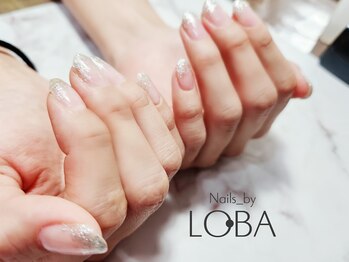 ローバ(LOBA)/シルバーラメグラデーション