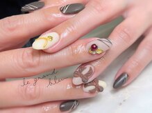 ルグランブルー(le grand bleu)/バレンタインネイル