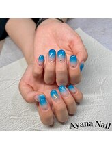 リファインネイル(refinenail)/夏グラデーションネイル