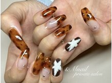 アンドエムネイル(&M nail)の雰囲気(秋べっ甲ネイル**)