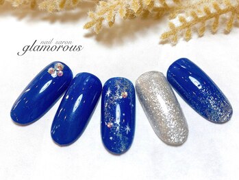 ネイルグラマラス 西新井店/《パラジェル》シンプルネイル