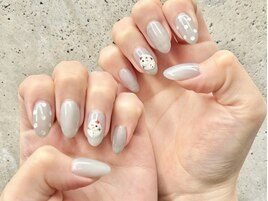 【20231208】雪だるまネイル