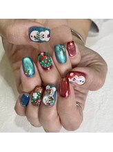 レイネイル レイエステティック 岐阜茜部店(RAY NAIL & RAY ESTHETIC)/クリスマスマグネット