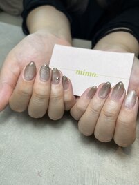 マグネット×フラッシュネイル