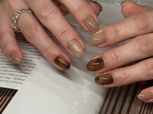アース コアフュールボーテ 富山婦中店(EARTH coiffure beaute)/ニュアンスべっこうネイル