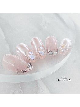 サロンドルクリア 銀座店(Salon de LUCULIA)/#ガラスフレンチ#キラキラ