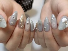 アイ ネイルズ 天神店(I nails)/kira blue　￥6500～