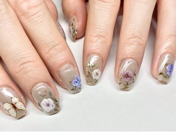 ネイルスペース ジェイズ ピンキー(NAIL SPACE J's PINKY)の写真/【講師在籍&高技術サロン】最旬Artをお洒落にアレンジ!!たった1つの貴女だけのオリジナルArt<付放題¥7980>