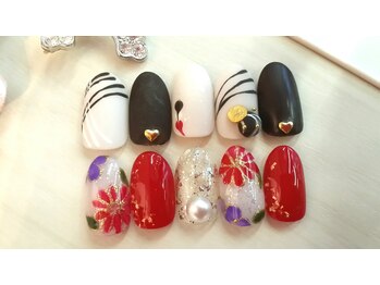 ネイルサロンカリプソ(Nail Salon Calypso 2)/着物ネイル☆