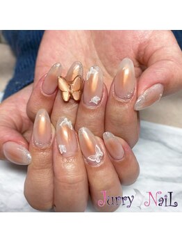 ジュリーネイル 所沢店/大人チークネイル