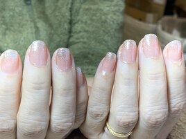 シンプルラメグラデーション