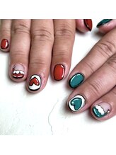レイネイル レイエステティック 岐阜茜部店(RAY NAIL & RAY ESTHETIC)/クリスマスコミックネイル