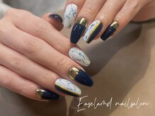 イーズィランド(Ease land)/大人のマット大理石ネイル