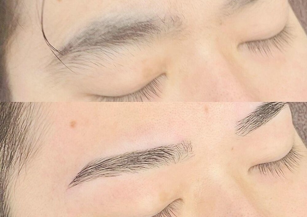 【メンズ眉毛/男の新常識】ず〜っと定額 メンズ眉毛アイブロウWax \3500