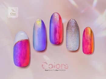 カラーズ荻窪 ネイルラウンジ(Colors Ogikubo Nail Lounge)/マーブルマグネット×アート