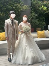 キラリナ/ブライダルドレスお客様お写真２