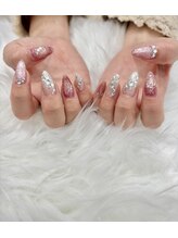 アンジーネイルアイラッシュ(Angie Nail Eyelash)/キラキラピンクネイル