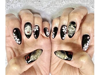 ネイルサロン ビューティーマジック 川口店の写真/痛ネイルや画像持込みで貴方の望むデザインに対応★痛ネイルは要予約！折れづらく浮きにくい施術が自慢です