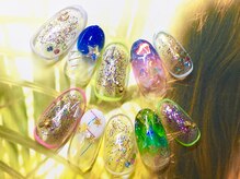 ネイルサロン キャンディネイル(Candy Nail)/オーロラ　ｂｙ星