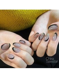 ブラックラインネイル