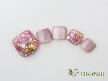 エリクサーネイル 神田(Elixir Nail)/フットやり放題/クーポン使用