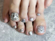 テラス(TERRACE)/ゴージャスビジューフットネイル