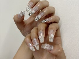 ワンホンネイル/長さだし