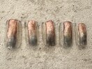 ガラス風グラデネイル