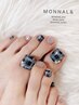 平日限定【FOOT】シンプルデザインジェルコース★アート追加OK