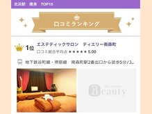 エステティックサロンティエリー/北浜ダイエット１位獲得