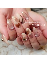 ネイルアンドリラクゼーション マーブル(MARBLE)/持ち込みネイル￥7,700