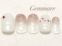 ジェンマーレ 青葉台店(Gemmare)/ハートホログラムネイル