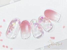 桜ひらひら舞い降りて