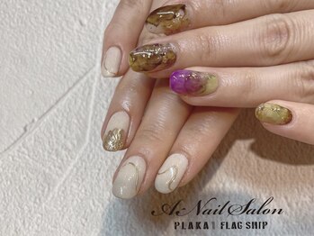 エーネイルサロン プラーカ本店(A-Nail Salon)/アシメネイル