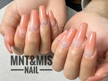 ミントアンドミスネイル(Mnt&Mis NAIL)/DIAMI TIP×グラデーション