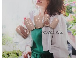 ink art × 爪先ミラーnail *▽