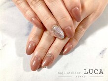 ネイルアトリエルカ(nail atelier LUCA)/R-71 大人可愛いバカラネイル