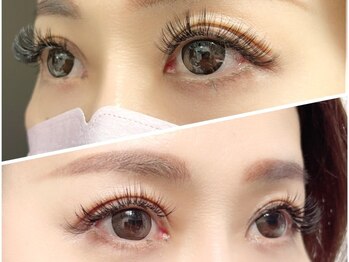 カラーズ(colors)の写真/【大人気*ダブルフラットラッシュ80束(160本)¥6400】自まつ毛が少ない方、ふんわり仕上げたい方におすすめ*