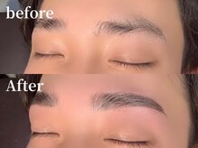 エムズアイブロウ 京都烏丸店(M’sアイブロウ)/メンズWAX脱毛★before→After