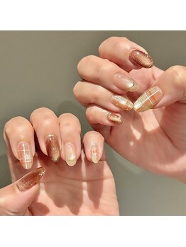 エン(enn)/ボルドーマグ × チェック