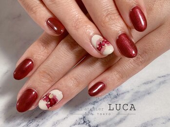ネイルアトリエルカ(nail atelier LUCA)/W-571 インクニュアンスネイル