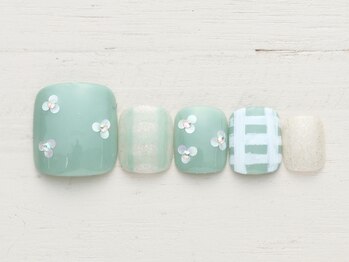 ネイルミックス 志木店(Nail Mix)/チェックネイル　5990円