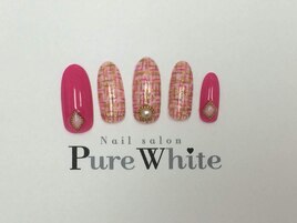 【Pure White】ワンカラー+Art