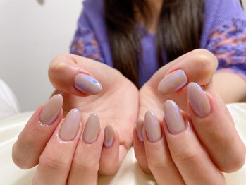 キキネイル 二子玉川(kikinail)/オーロラブルーワンカラー