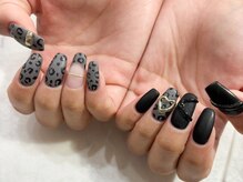 テラス(TERRACE)/ヒョウ柄アシンメトリーデザイン