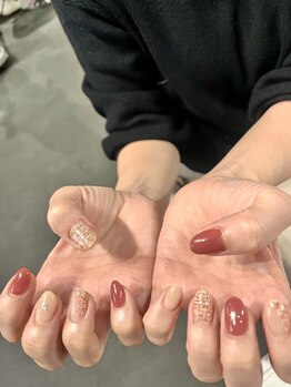 ツイードネイル